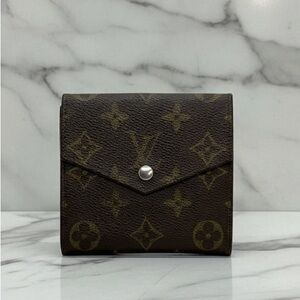 SOLD Authentic Louis Vuitton W Hook Monogram Wallet Vintage